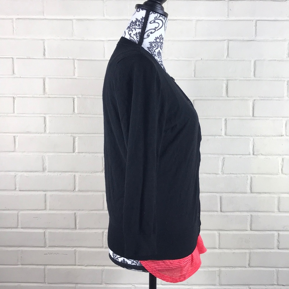 Halogen Black Button Down Cardigan. - image 3